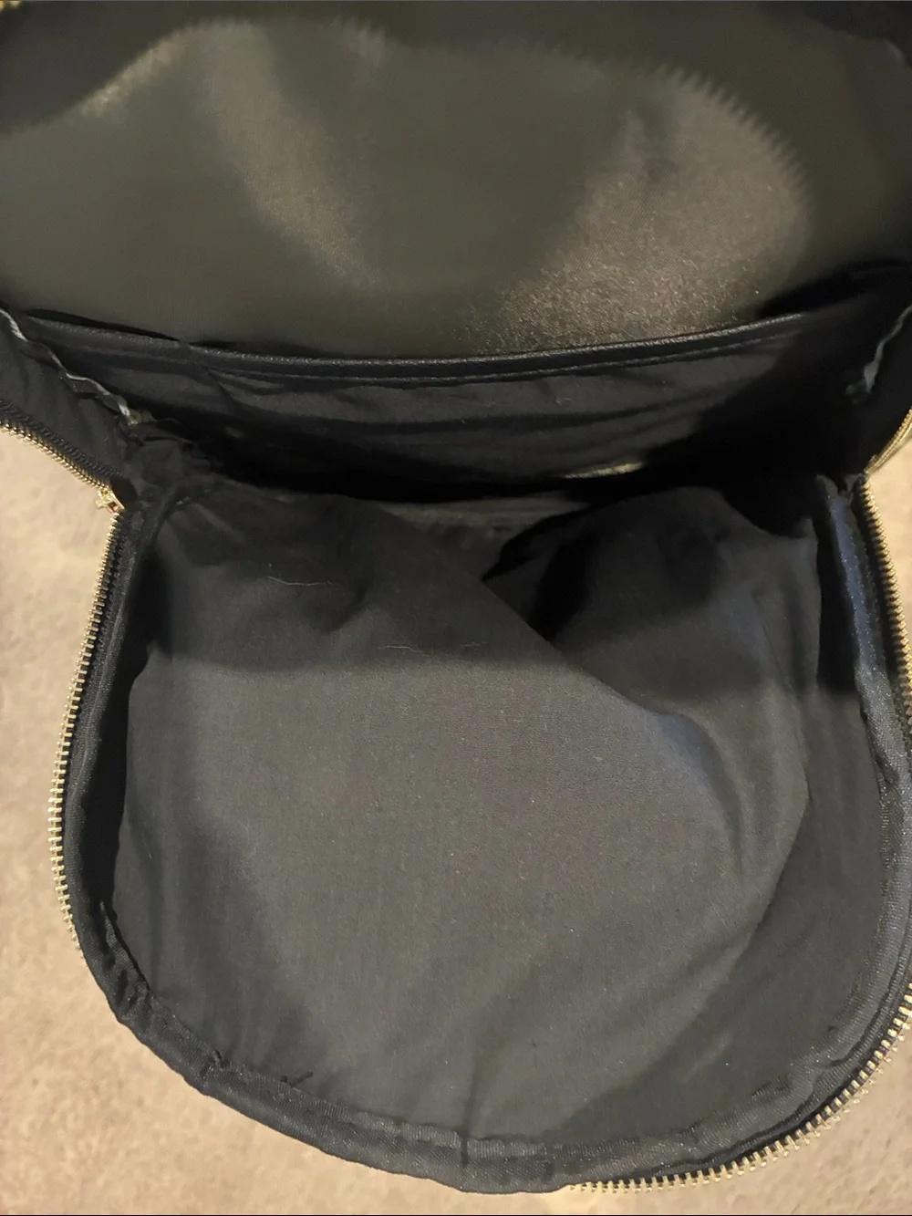 Target Olive Green Backpack with Gold Hardware